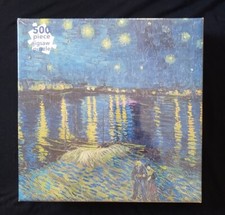 Jigsaw Puzzle Vincent van Gogh Starry Night Over The Rh ne 500 Piece New Sealed