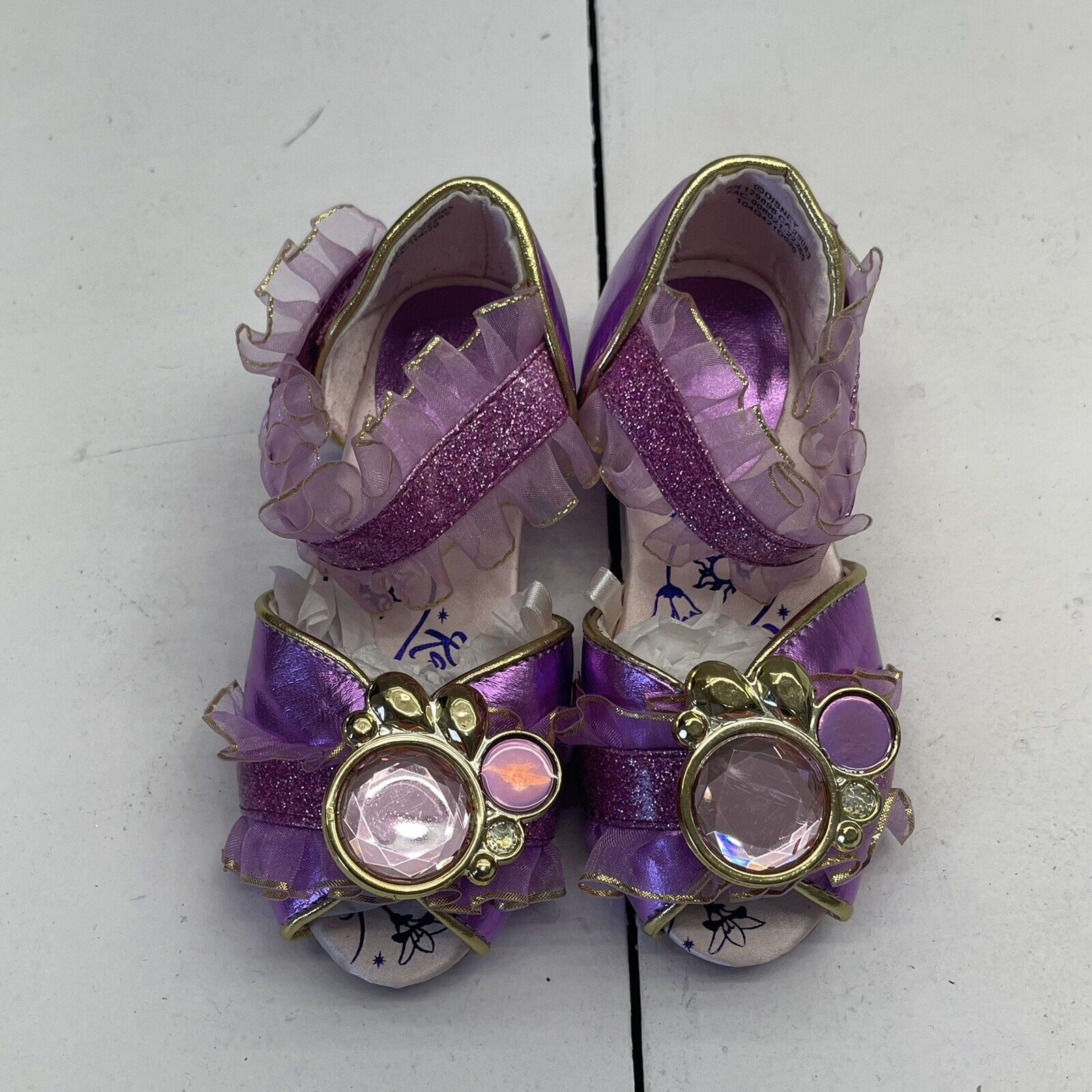 Disney Rapunzel Costume Shoes Purple Toddler Girl… - image 2