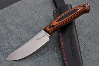 H12MF  Full Tang Outdoor Jagd Messer  Yasniy Sokol Handarbeit HRC61   Лесник