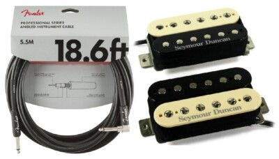 Seymour Duncan Pearly Gates Zebra Humbucker Set SH-PG1b & SH-PG1n ( FENDER 18FT)