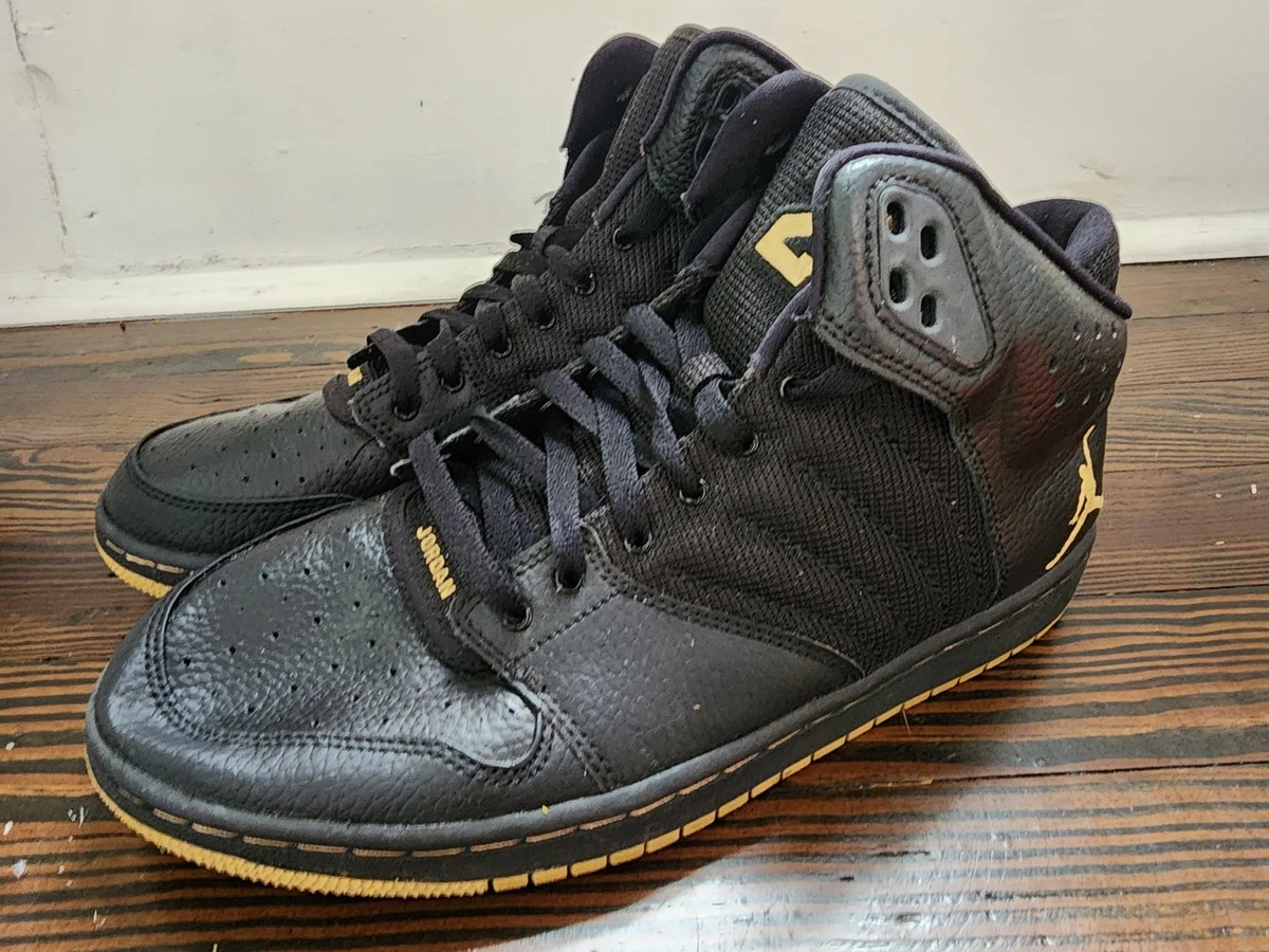 Jordan 1 Flight 4 Premium Black Gold | eBay