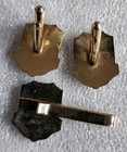 Vintage Marine Corp 7th Regime Cuff Links and Tie Bar,  "WHENEVER, WHENEVER" — photo 2