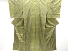 7743829: JAPANESE KIMONO / HOMONGI / SILK / EMBROIDERY / KIKU
