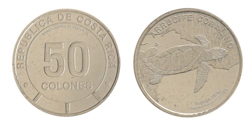 Costa Rica 50 Colones, 2023, N #470653, Mint, Commemorative