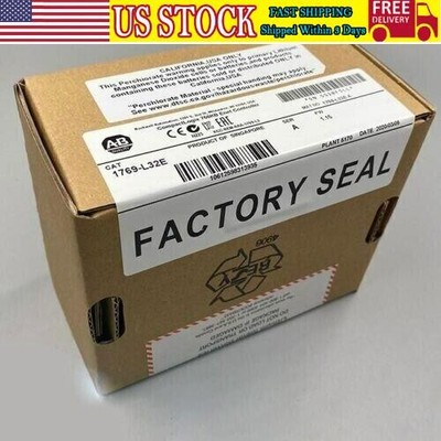 AB 1769-L32E  CompactLogix 750KB Enet Controller PLC 1769L32E US Free Tax