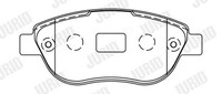 1X Jurid 573031J Bremsbelagsatz Scheibenbremse FüR CitroëN Peugeot