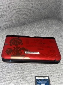 Nintendo 3DS XL Super Mario Bros 2 Limited Edition Red Works Loose Charge Port