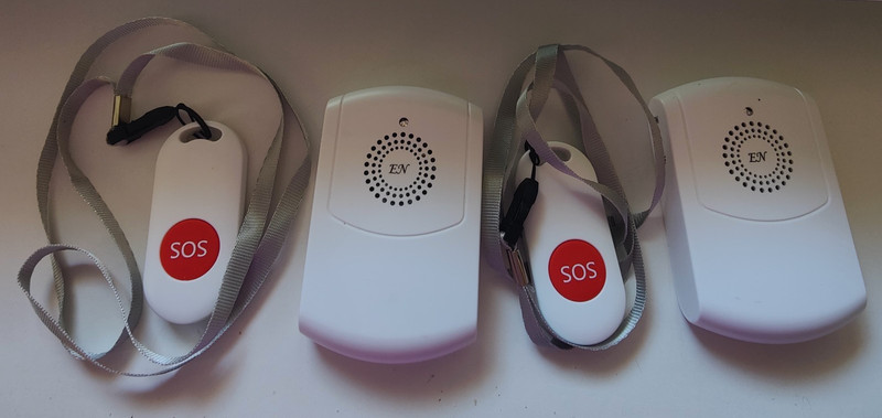 Evernary Caregiver Pager Wireless Call System Personal Alert Panic Button