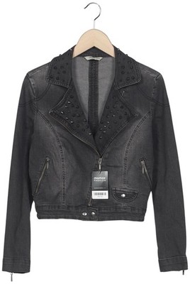 MANGO Jacke Damen Anorak Jacket Kurzmantel Gr. M Baumwolle Grau #x5p119v