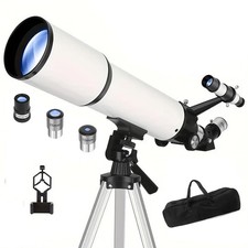 Telescope 80mm Aperture 600mm - Astronomical Portable Refracting Telescopes