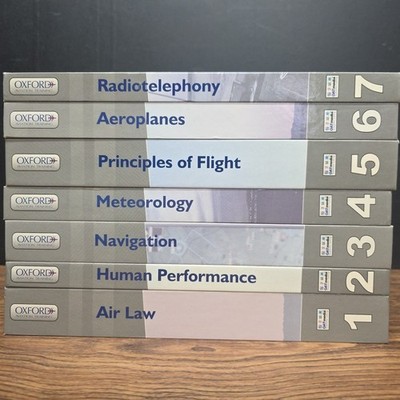 Oxford Aviation Ground Training Series Hardcover Books Complete Set 1-7