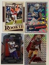 Michael Pittman Jr Brandon Aiyuk Jalen Nailor NFL Card Lot Mosaic RC