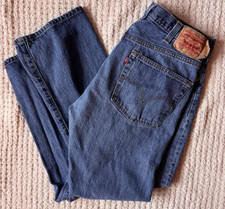 Y2K Levi's 501 XX Jeans Mens 38x30 Medium Wash Blue Button Fly Straight Leg