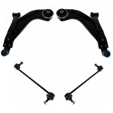 4 Piece Suspension Kit Front Control Arms w/ Ball Joints Metal Sway Bar Links