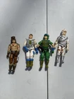 VINTAGE GI JOE USED figure lot x4 ARAH 1980s parts or restore