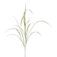 artplants KüNstlicher Zweig Schilf Gras Troval, GrüN-Silber, 105Cm