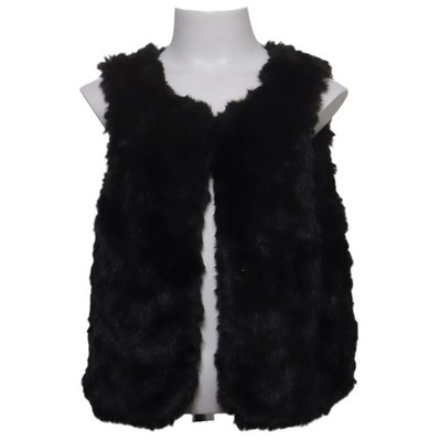 H&M, Outdoor Weste, Mädchen, Größe: 146, Schwarz, Acryl/Polyester #MEk