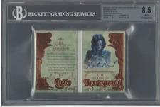 2024 HISTORY BOOK POP CULTURE ED CH 1 AUTO BRONZE HOLOFOIL K. BECKINSALE BGS 8.5
