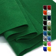 Emerald Green Felt Fabric 36x36 Inches One Square Yard 1.6mm Thick Soft Durable