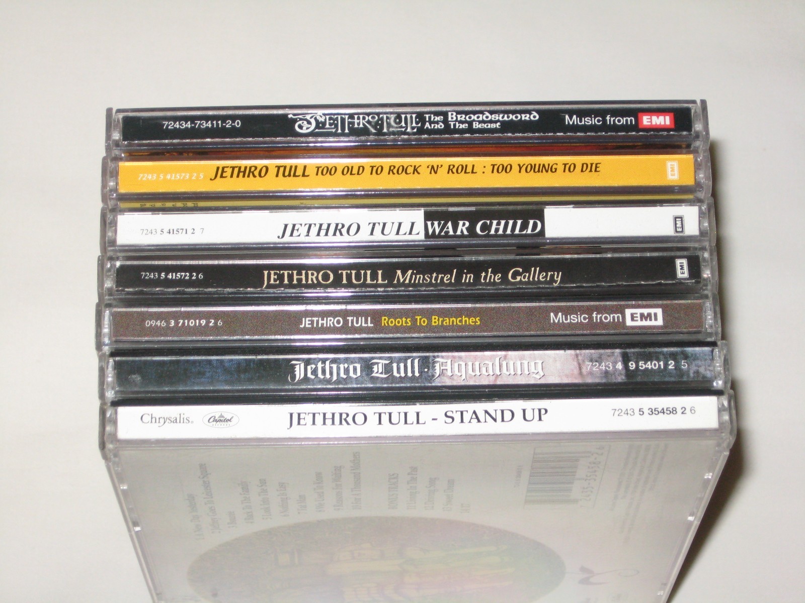 Jethro Tull 7 CD lot remasters with bonus tracks