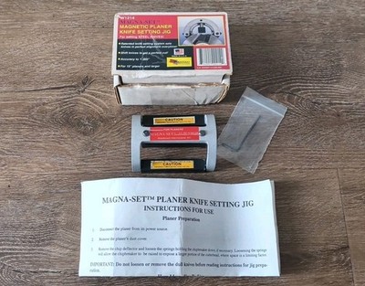 MAGNA-SET Magnetic Planer Knife Setting Jig Model W1214 Woodstock International