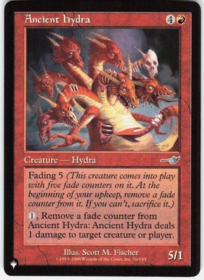 Ancient Hydra U The List Reprints 76/143 LP