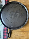 GRISWOLD Cast Iron GRIDDLE #9 LARGE BLOCK LOGO #609 *RESTORED* *DEAD FLAT*