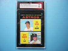 1971 O-PEE-CHEE BASEBALL CARD #102 KEN FORSCH LARRY HOWARD ROOKIE KSA 7 NM OPC. rookie card picture