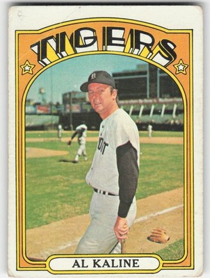 1972 Topps #600 Al Kaline Detroit Tigers Very Good 52729