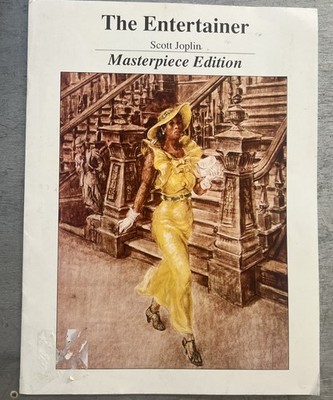 THE ENTERTAINER * MASTERPIECE EDITION By Scott Joplin 1991 Sheet Music USA