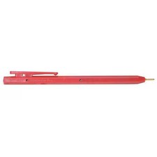 Detectapro Cpenrdrd Metal Detectable Stick Pen, Red, Pk50