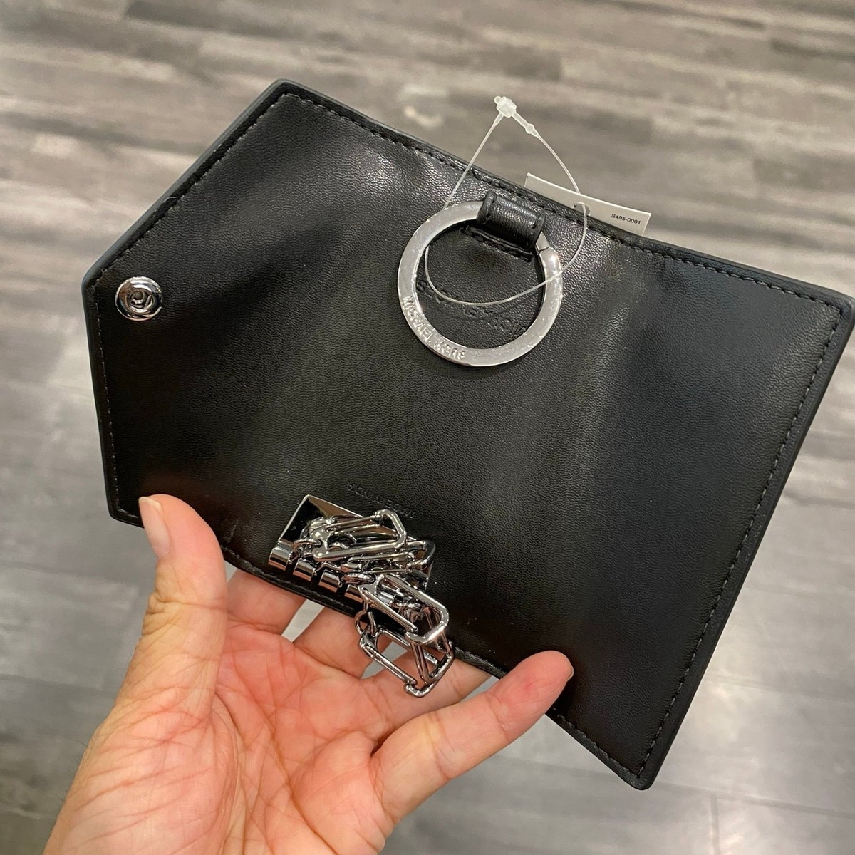 Michael Kors Rivington Leather Key Holder Mens | eBay