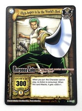 One Piece TCG 2005 Roronoa Zolo CH045 High Hopes to be the Worlds Best