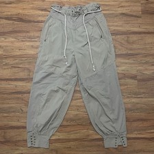 Free People Movement Parachute Jogger Pants Womens Medium Khaki Relaxed Belted