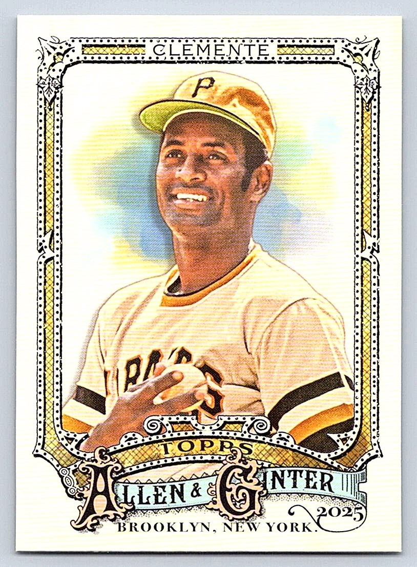 ROBERTO CLEMENTE  PIRATES   2025 TOPPS ALLEN & GINTER #39
