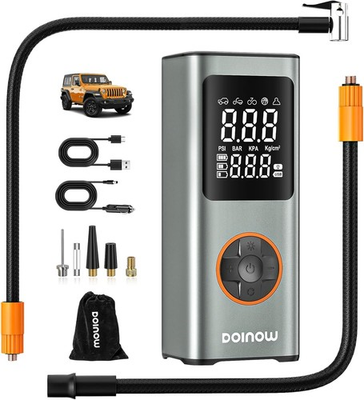 #ad Tire Inflator Portable Air Compressor 150PSI One Click Smart Pump Tire Inflator $27.30