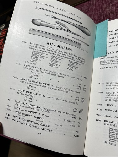 Dryad Handicrafts Material Equipment & Books 1955 Vintage Catalogue - Foto 6 di 7