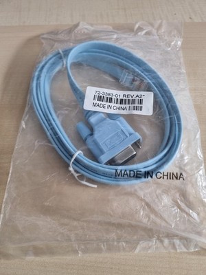 Original Cisco Konsolenkabel RS232 DB9 auf RJ45 72-3383-01 Rev. A2 Neu OVP