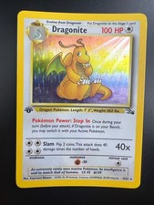 dragonite holographic card value Dragonite [1st Edition] #4 Prices | Pokemon Fossil