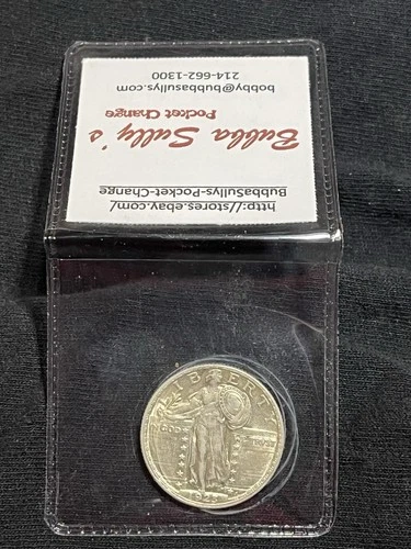 1923-P Standing Liberty Quarter ~ AU+ NICE CATCH