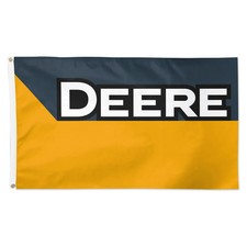 JOHN DEERE "DEERE" 3'X5' SINGLE-SIDED DELUXE FLAG WINCRAFT 🚜