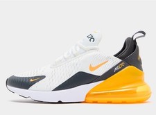 Nike Air Max 270 Summit White/Orange Trainers-ALL SIZES Sneaker-Genuine-RRP £145