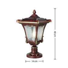Image of Garden Gate Waterproof Post Light Home Light Outdoor Pillar Lamp Yard Post Light