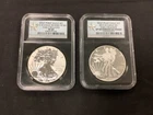 2013-W 2 Coin Set Special Proof & Reverse Proof American Silver Eagles!