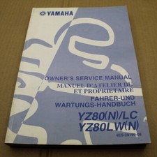 MANUEL REVUE TECHNIQUE D ATELIER YAMAHA YZ 80 (N) 2001 service manual YZ80 LW LC