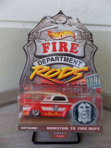 Hot Wheels Fire Department Rods Dairy Delivery Series 2