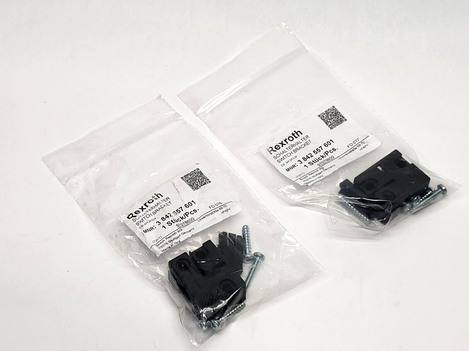 Bosch Rexroth 3842557601 Switch Bracket for 12mm Sensor LOT OF 2