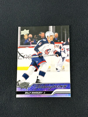 2023-24 Upper Deck Series 2 BILLY SWEEZEY YoungGuns RC #487 Blue Jackets