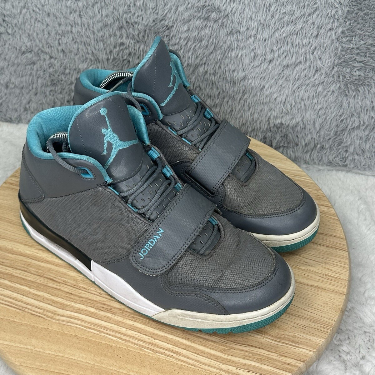 Nike Jordan Flight Club 90s Cool Grey Gamma Blue Men\'s Size 12 602661-015‎ Buy Size 12 - Air Jordan Flight Club 90s Cool Grey Gamma  main image 2