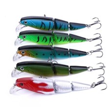 5pcs Section Fishing Bait Crankfish Bait Bait 3 Section Swinger 15g